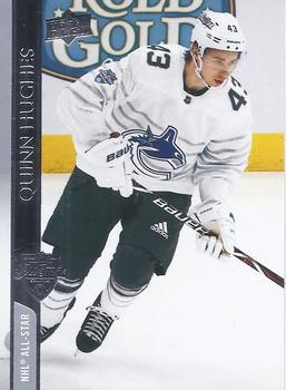 #680 Quinn Hughes - Vancouver Canucks - 2020-21 Upper Deck Hockey