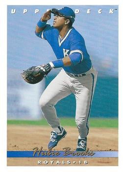 #680 Hubie Brooks - Kansas City Royals - 1993 Upper Deck Baseball