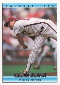 #680 Bruce Ruffin - Philadelphia Phillies - 1992 Donruss Baseball