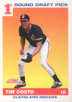 #680 Tim Costo - Cleveland Indians - 1991 Score Baseball