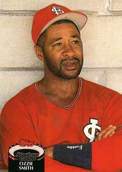 #680 Ozzie Smith - St. Louis Cardinals - 1992 Stadium Club Baseball