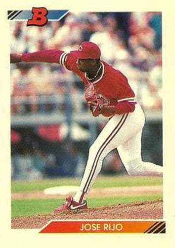 #680 Jose Rijo - Cincinnati Reds - 1992 Bowman Baseball
