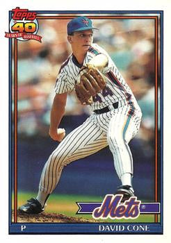 #680 David Cone - New York Mets - 1991 O-Pee-Chee Baseball