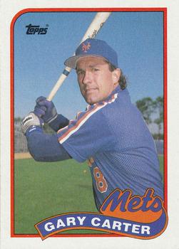 #680 Gary Carter - New York Mets - 1989 Topps Baseball