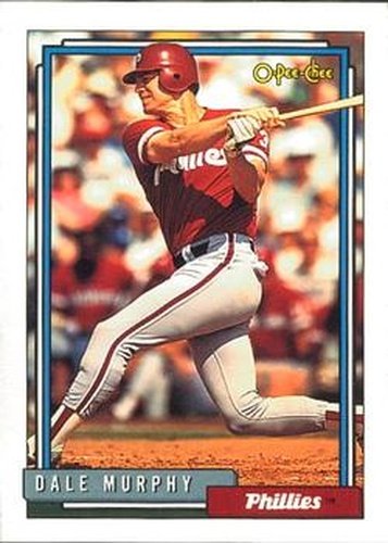 #680 Dale Murphy - Philadelphia Phillies - 1992 O-Pee-Chee Baseball