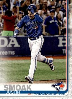 #680b Justin Smoak - Toronto Blue Jays - 2019 Topps Baseball
