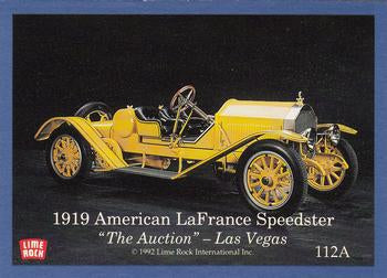 #112A / 112B 1919 American LaFrance Speedster / 1929 Duesenberg J LeBaron Dual Cowl Phaeton - 1991-92 Lime Rock Dream Machines