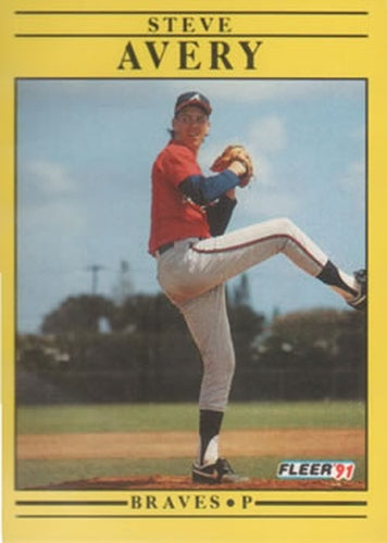 #681 Steve Avery - Atlanta Braves - 1991 Fleer Baseball