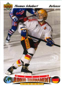 #681 Thomas Schubert - Germany - 1991-92 Upper Deck Hockey
