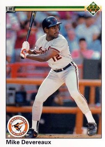 #681 Mike Devereaux - Baltimore Orioles - 1990 Upper Deck Baseball