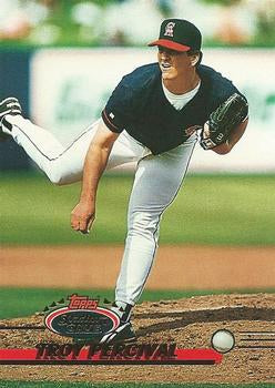 #681 Troy Percival - California Angels - 1993 Stadium Club Baseball