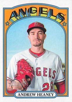 #681 Andrew Heaney - Los Angeles Angels - 2021 Topps Heritage Baseball