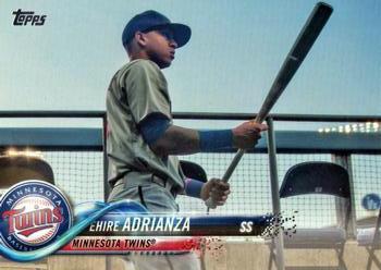 #681 Ehire Adrianza - Minnesota Twins - 2018 Topps Baseball