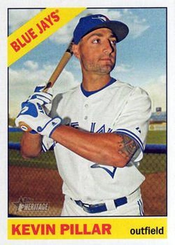 #681 Kevin Pillar - Toronto Blue Jays - 2015 Topps Heritage Baseball