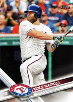 #681 Mike Napoli - Texas Rangers - 2017 Topps Baseball