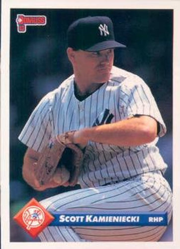 #681 Scott Kamieniecki - New York Yankees - 1993 Donruss Baseball