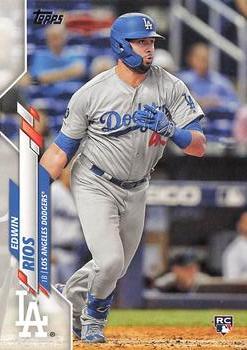 #681 Edwin Rios - Los Angeles Dodgers - 2020 Topps Baseball