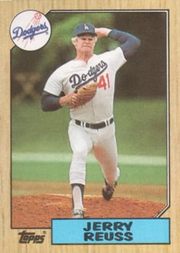 #682 Jerry Reuss - Los Angeles Dodgers - 1987 Topps Baseball