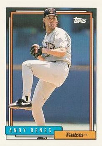 #682 Andy Benes - San Diego Padres - 1992 Topps Baseball