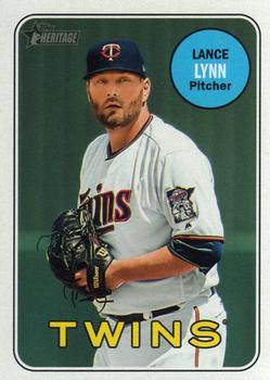 #682 Lance Lynn - Minnesota Twins - 2018 Topps Heritage Baseball