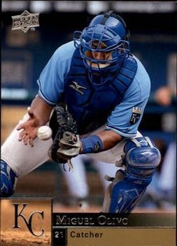 #682 Miguel Olivo - Kansas City Royals - 2009 Upper Deck Baseball
