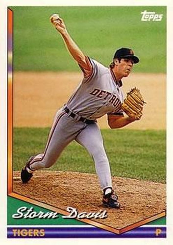 #682 Storm Davis - Detroit Tigers - 1994 Topps Baseball