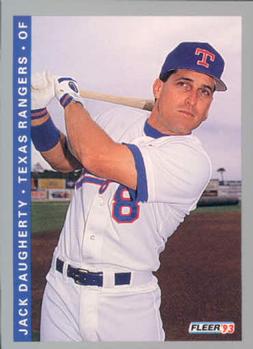 #682 Jack Daugherty - Texas Rangers - 1993 Fleer Baseball