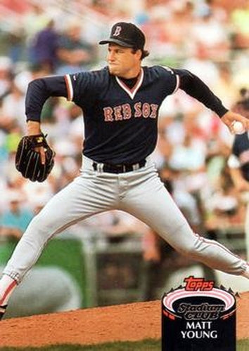 #682 Matt Young - Boston Red Sox - 1992 Stadium Club Baseball