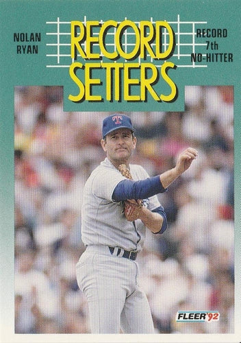 #682 Nolan Ryan - Texas Rangers - 1992 Fleer Baseball