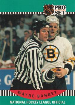 #682 Wayne Bonney - 1990-91 Pro Set Hockey