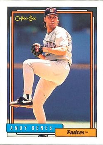 #682 Andy Benes - San Diego Padres - 1992 O-Pee-Chee Baseball