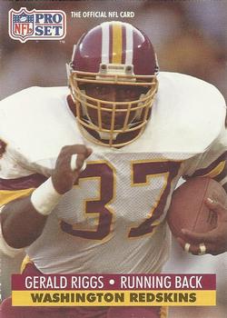 #683 Gerald Riggs - Washington Redskins - 1991 Pro Set Football
