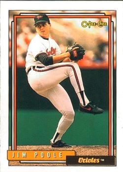 #683 Jim Poole - Baltimore Orioles - 1992 O-Pee-Chee Baseball
