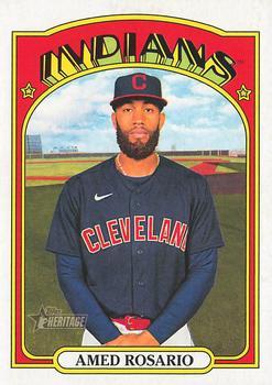 #683 Amed Rosario - Cleveland Indians - 2021 Topps Heritage Baseball