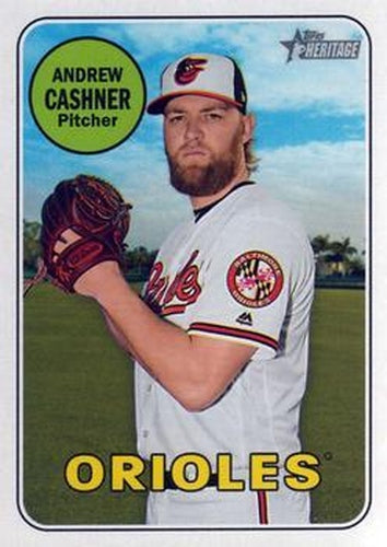 #683 Andrew Cashner - Baltimore Orioles - 2018 Topps Heritage Baseball