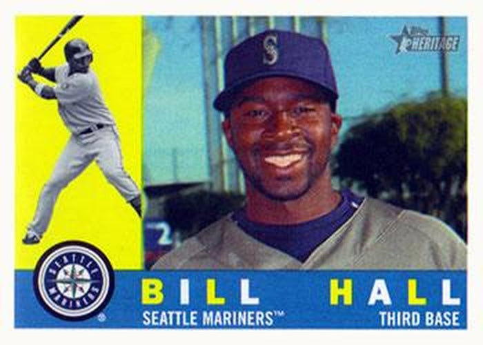 #683 Bill Hall - Seattle Mariners - 2009 Topps Heritage Baseball