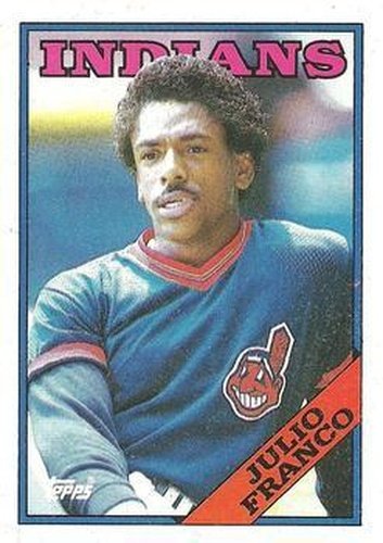 #683 Julio Franco - Cleveland Indians - 1988 Topps Baseball