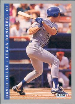 #683 David Hulse - Texas Rangers - 1993 Fleer Baseball