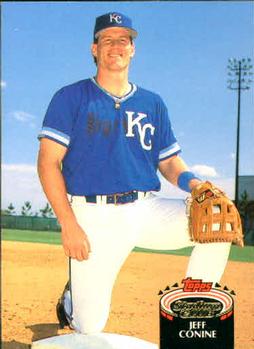 #683 Jeff Conine - Kansas City Royals - 1992 Stadium Club Baseball