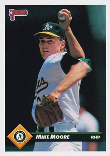#683 Mike Moore - Oakland Athletics - 1993 Donruss Baseball