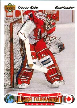 #684 Trevor Kidd - Canada - 1991-92 Upper Deck Hockey
