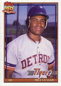 #684 Milt Cuyler - Detroit Tigers - 1991 O-Pee-Chee Baseball