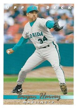 #684 Bryan Harvey - Florida Marlins - 1993 Upper Deck Baseball