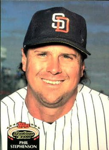 #684 Phil Stephenson - San Diego Padres - 1992 Stadium Club Baseball