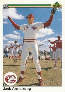 #684 Jack Armstrong - Cincinnati Reds - 1990 Upper Deck Baseball