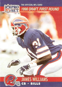 #684 James Williams - Buffalo Bills - 1990 Pro Set Football