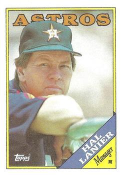 #684 Hal Lanier - Houston Astros - 1988 Topps Baseball