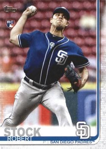 #684 Robert Stock - San Diego Padres - 2019 Topps Baseball