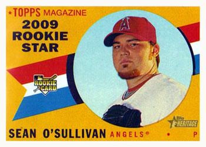 #684 Sean O'Sullivan - Los Angeles Angels - 2009 Topps Heritage Baseball