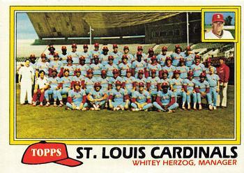 #684 St. Louis Cardinals / Whitey Herzog - St. Louis Cardinals - 1981 Topps Baseball